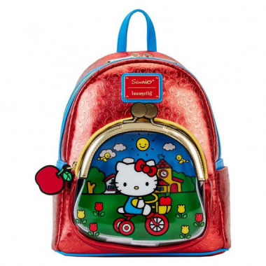 Mochila 50TH Anniversary Hello Kitty LOUNGEFLY 26CM