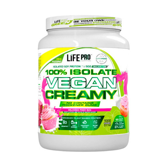 100% Isolate Vegan Creamy LIFE PRO - 1 Kg