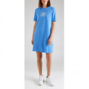 TOMMY HILFIGER - Reg Silver Laurel Tee Dress Ss - C30 - F|WW0WW41757/C30