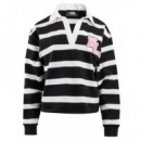 KARL LAGERFELD - Oversized Polo Sweatshirt - 998 - 240W1820/998