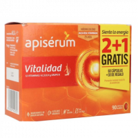 Apiserum Vitalidad 3 Envases 30 Capsulas Blandas  APISÉRUM