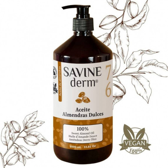 Savine Derm Aceite de Almendras Dulces 1 L  DFT EL GLOBO