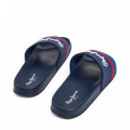 Chanclas Slider con Logo  PEPE JEANS