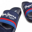 Chanclas Slider con Logo  PEPE JEANS