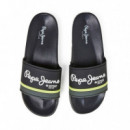 Chanclas Slider con Logo  PEPE JEANS