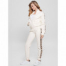 GUESS Athleisure Chaqueta Blanca V2YQ16-G6K5