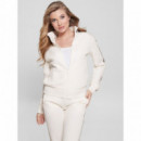 GUESS Athleisure Chaqueta Blanca V2YQ16-G6K5