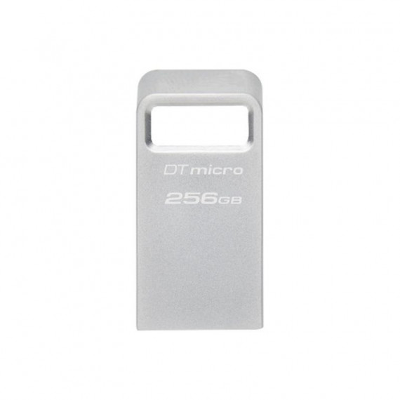 KINGSTON Pendrive de 256GB Datatraveler Micro Unidad Flash Tipo a 3.2 Gen 1 KINGSTON 256GB Datatraveler Micro 200MB/S Metal USB