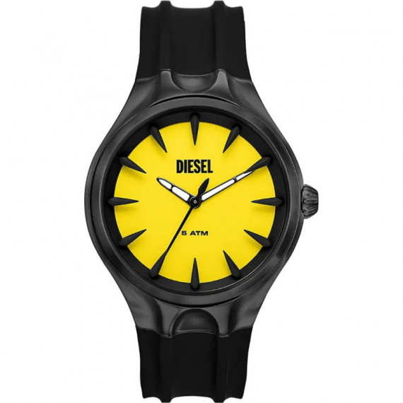 Reloj Silicona E/ Amarilla  DIESEL