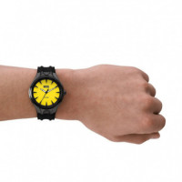 Reloj Silicona E/ Amarilla  DIESEL