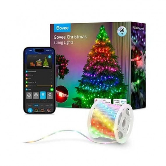 GOVEE Luces Navidad 20M H70C1 20M/RGBIC/WIFI/BT/APP/CTRL.VOZ Alexa-google