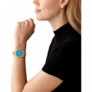 Reloj Dorado E/azul  MICHAEL KORS