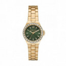 Reloj Dorado E/verde  MICHAEL KORS