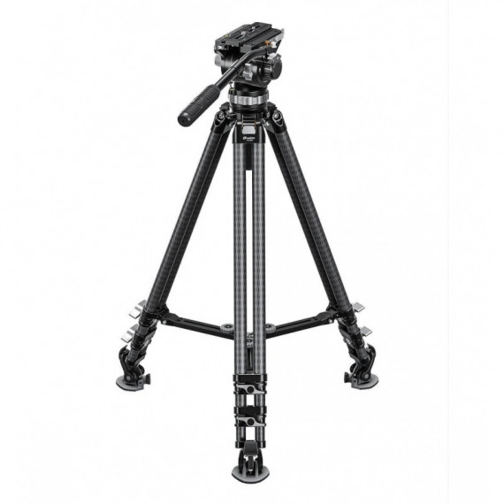 LEOFOTO Tripode de Carbono Doble Tuvo LVC-253C+BV-20