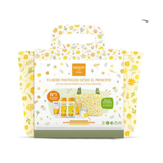 WELEDA BOLSO DE PASEO SET PRODUCTOS BEBE