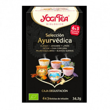 Yogi Tea Seleccion Ayurverica 6X3  YOGUITEA