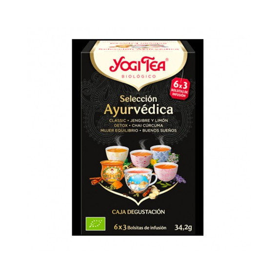 Yogi Tea Seleccion Ayurverica 6X3  YOGUITEA