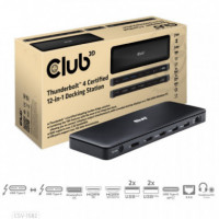 Docking 12 en 1 con Certificación Thunderbolt™ 4 CLUB3D  CLUB 3D