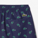 Bañador con Estampado de Cocodrilo de LACOSTE