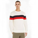 Sueter Colourblock Structure C  TOMMY HILFIGER