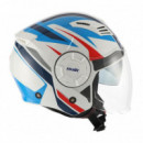 CASCO JET UNIK MERCURY DV U-17 BLANCO/AZUL/ROJO