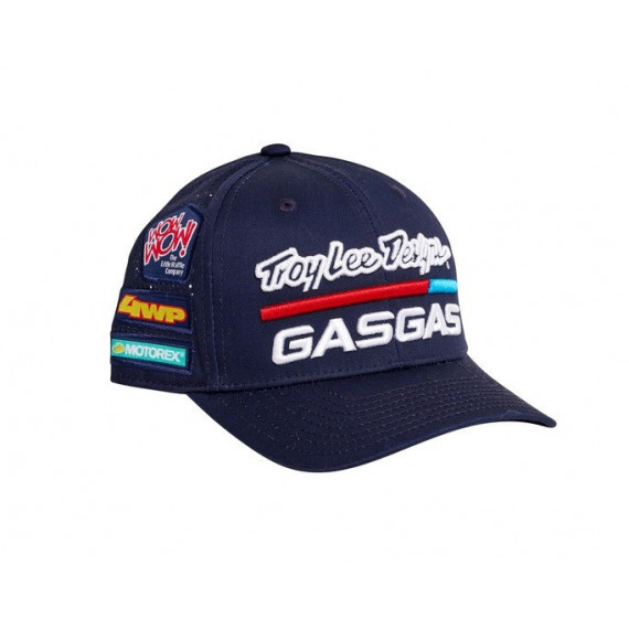 GORRA TLD GASGAS TEAM CURVED AZUL