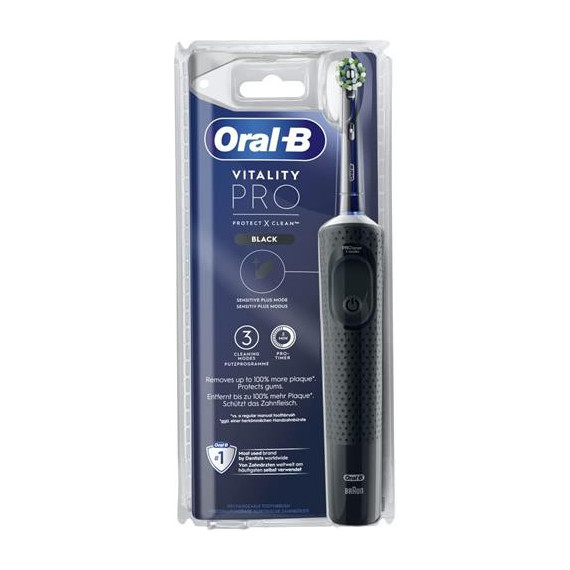 Braun ORAL-B Cepillo Dental Electrico Vitality Pro Protectxclean Negro