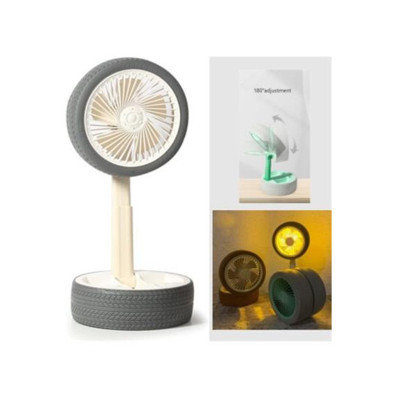 Greenlyca Mini Ventilador Recargable con Luz GL69309  LALO