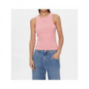 Camisetas sin Manga Tjw Femenine Rib Tank  TOMMY JEANS