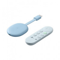 GOOGLE Chromecast con GOOGLE TV y Mando Azul Cielo 4K