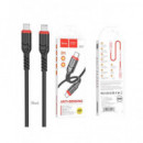 HOCO Cable Datos Tipo C M/m 2MTRS 60W X59 Negro 3A