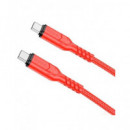 HOCO Cable Datos Tipo C M/m 2MTRS Rojo 3A X59