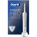 Braun ORAL-B Cepillo Dental Electrico Vitality Pro Protectxclean Blanco