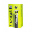 PHILIPS Afeitadora Facial Oneblade 360 QP2734/31 Recargable