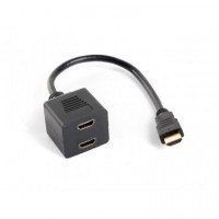 LANBERG AD-0019-BK Divisor de Video HDMI 2X HDMI