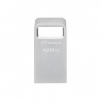 KINGSTON Pendrive de 128GB Datatraveler Micro Unidad Flash Tipo a 3.2 Gen 1 KINGSTON 256GB Datatraveler Micro 200MB/S Metal USB