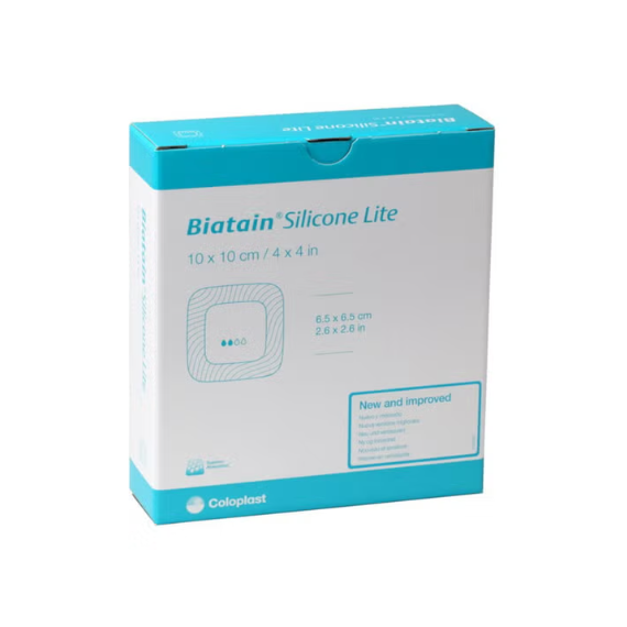 Biatain Silicone 10X10 Lite  COLOPLAST