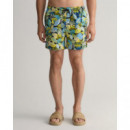 Pantalones Cortos Cf Tropical Print Swim Shorts  GANT