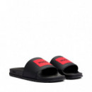 Chanclas Slip-on con Etiqueta con Logo  HUGO BOSS