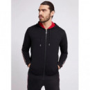 Sudaderas Jerrod Zip Hooded Sweatshirt  GUESS