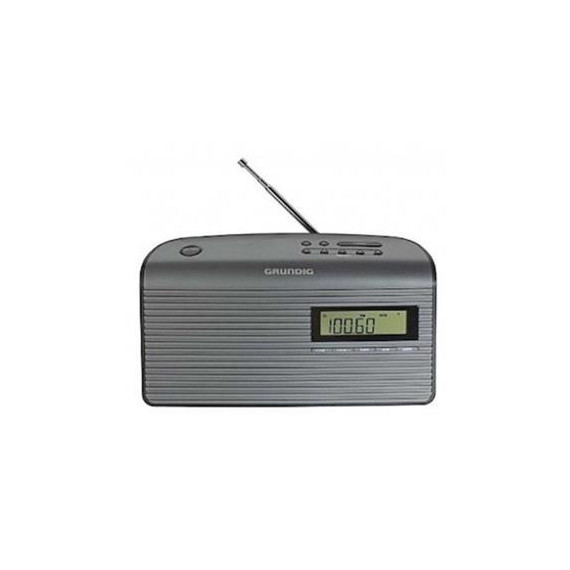 GRUNDIG Radio Digital con Altavoz Fm con Alarma/ Bateria y Pilas Music 61