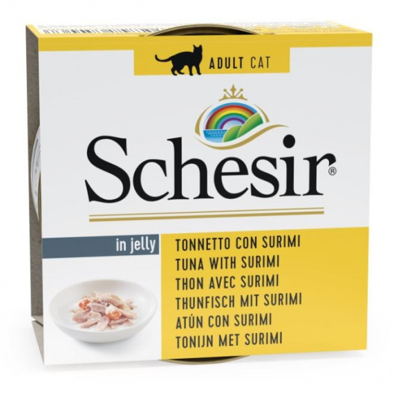 SCHESIR gato adulto atún y surimi lata 8