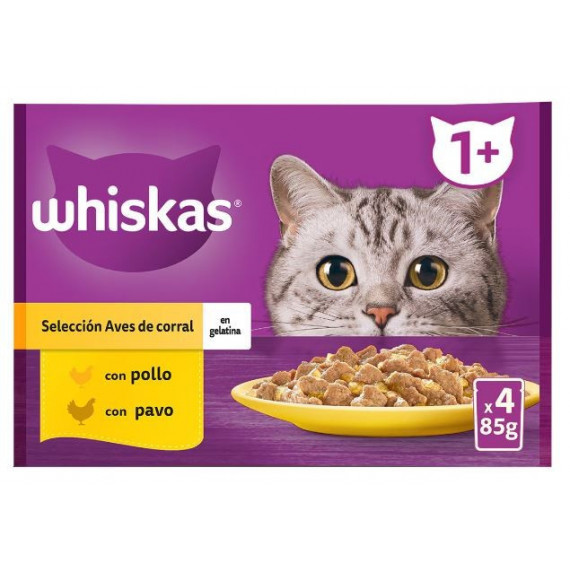 Whiskas Seleccion Aves 4*85 Gr  MARS