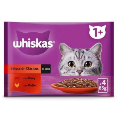 Whiskas Pack Seleccion de Carnes 4*85 Gr  MARS