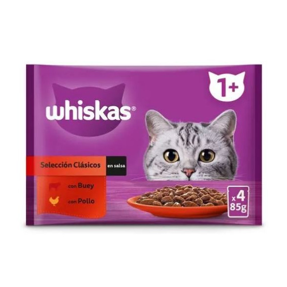 Whiskas Pack Seleccion de Carnes 4*85 Gr  MARS