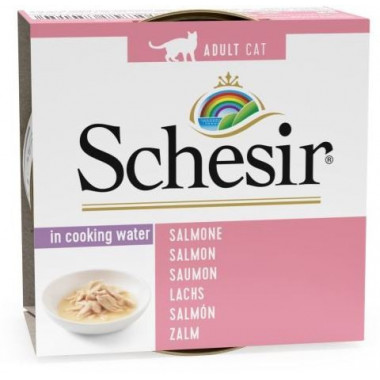 SCHESIR Gato Adulto Salmón Natural Lata