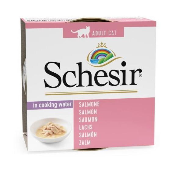 SCHESIR Gato Adulto Salmón Natural Lata