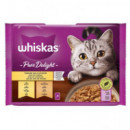 Whiskas Seleccion Aves 4*85 Gr  MARS