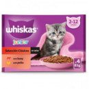 Whiskas Pack Selec Clasic Junior 4*85 Gr  MARS