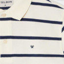 Polos SILBON Hombre Clasico Raya Nautica